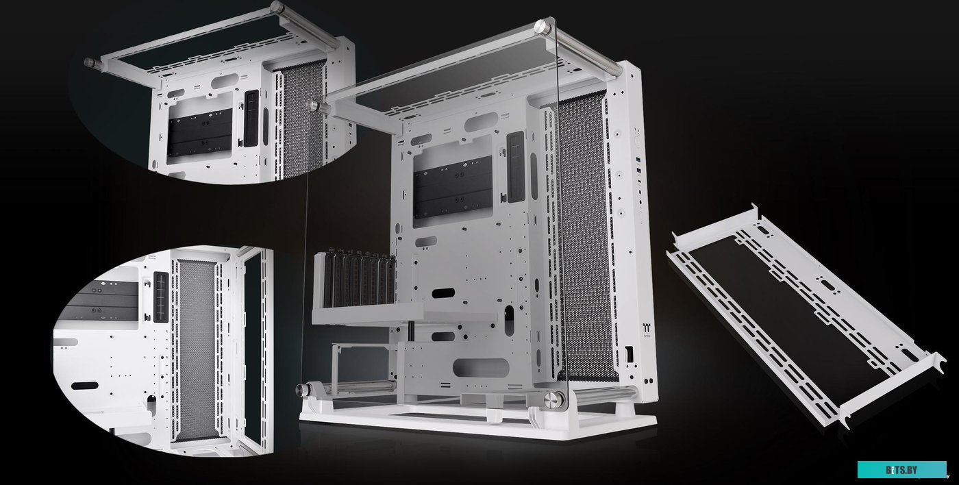 СA-1G4-00M6WN-09 Корпус ATX Thermaltake Core P3 TG PRO, Midi-Tower, без БП,  белый [сa-1g4-00m6wn-09]
