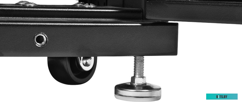 ЦМО ШТК-СП-48.6.10-48АА-9005 Шкаф серверный ПРОФ напольный 48U (600x1000) дверь перфор., задние двойные перфор., черный, в сборе