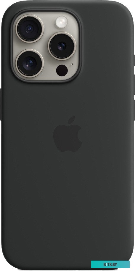 Apple MagSafe Silicone Case для iPhone 15 Pro (черный)