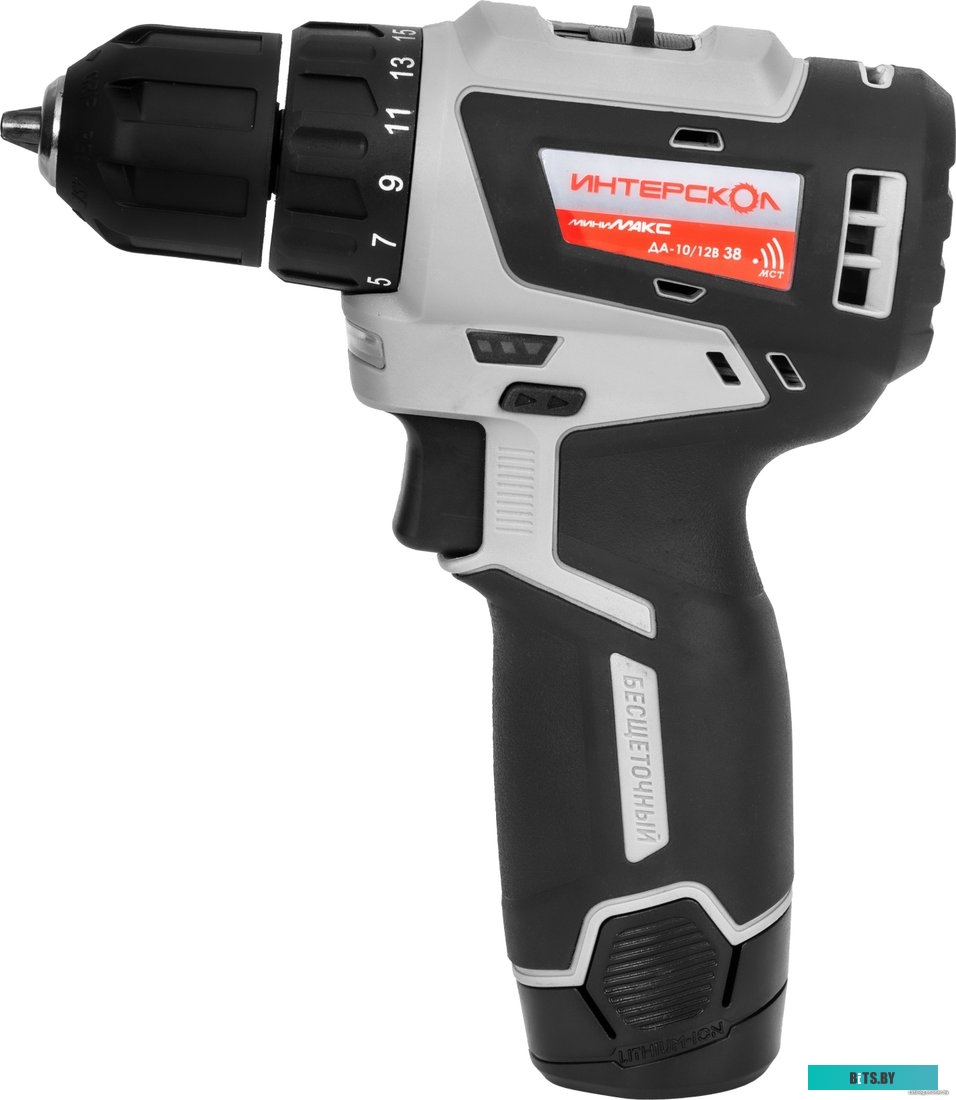 Интерскол ДА-10/12В 38 МиниМАКС (с 2-мя АКБ 2.5 Ач, без кейса)