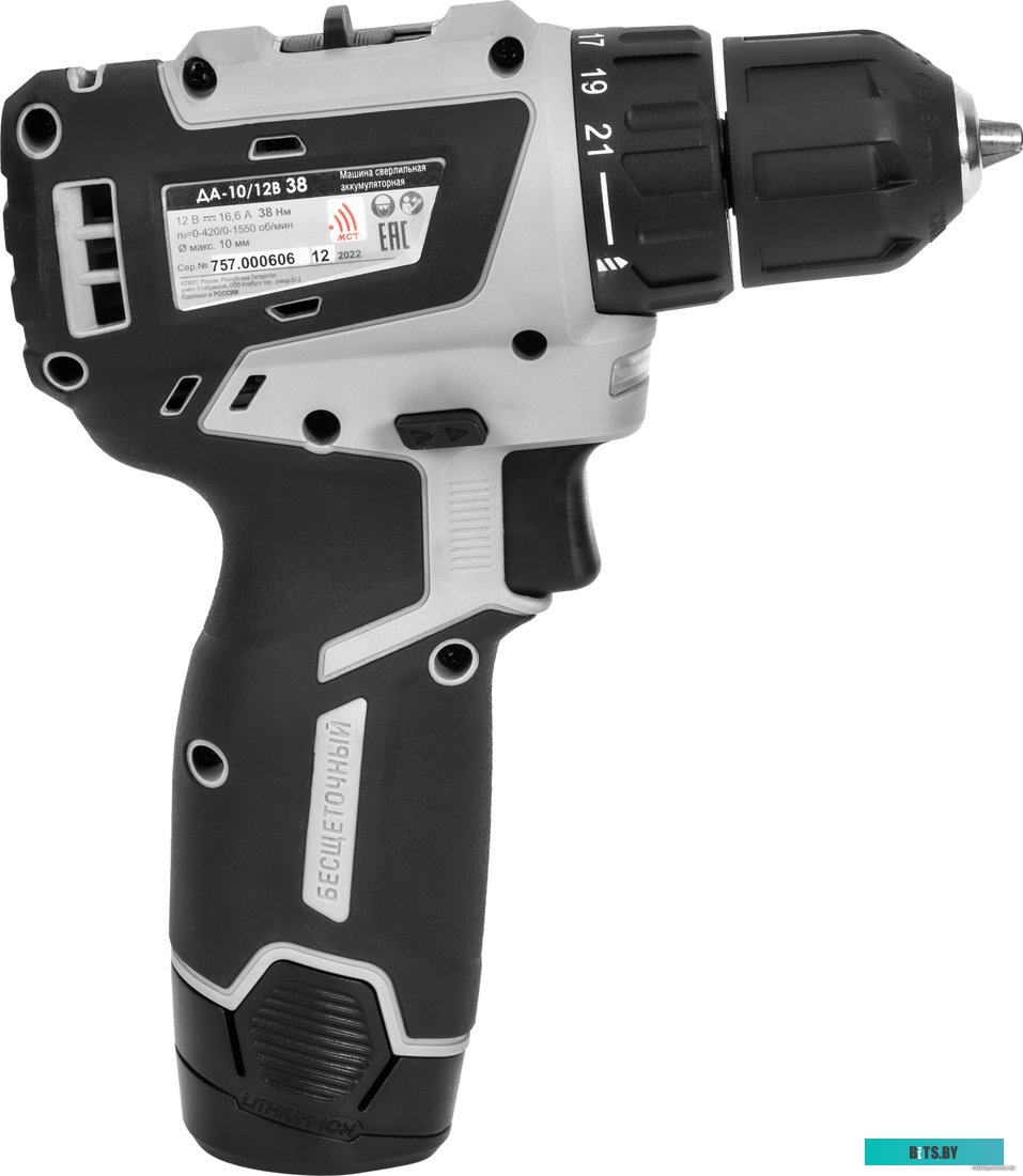 Интерскол ДА-10/12В 38 МиниМАКС (с 2-мя АКБ 2.5 Ач, без кейса)