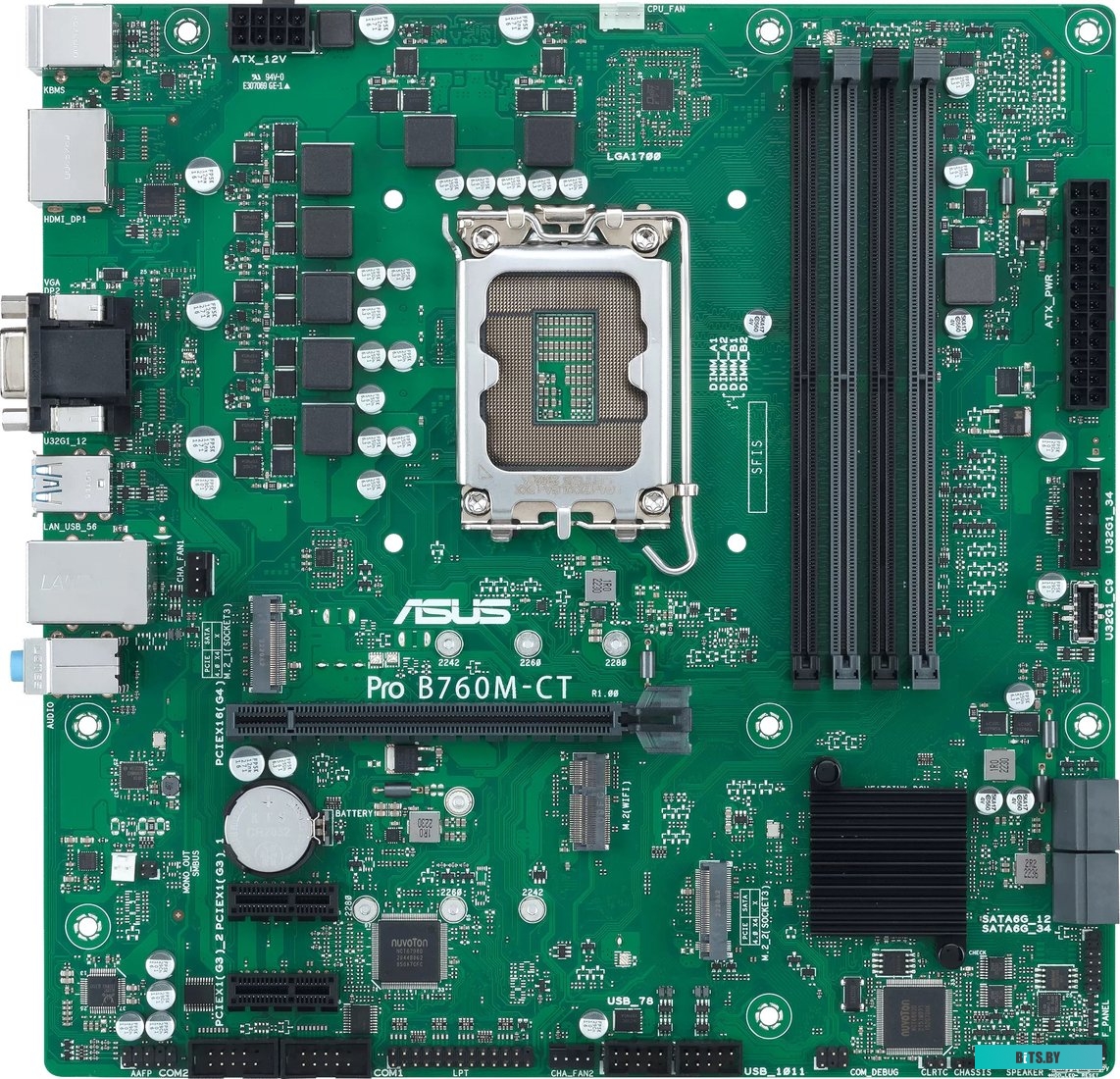 Материнская плата ASUS Pro B760M-CT-CSM B0BR8YT3ZX
