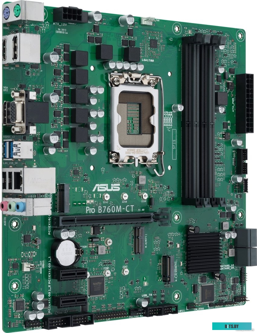 Материнская плата ASUS Pro B760M-CT-CSM B0BR8YT3ZX