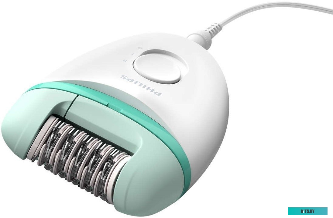 BRE245/00 Эпилятор Philips BRE245/00 скор.:2 насад.:2 от электр.сети белый/мятный