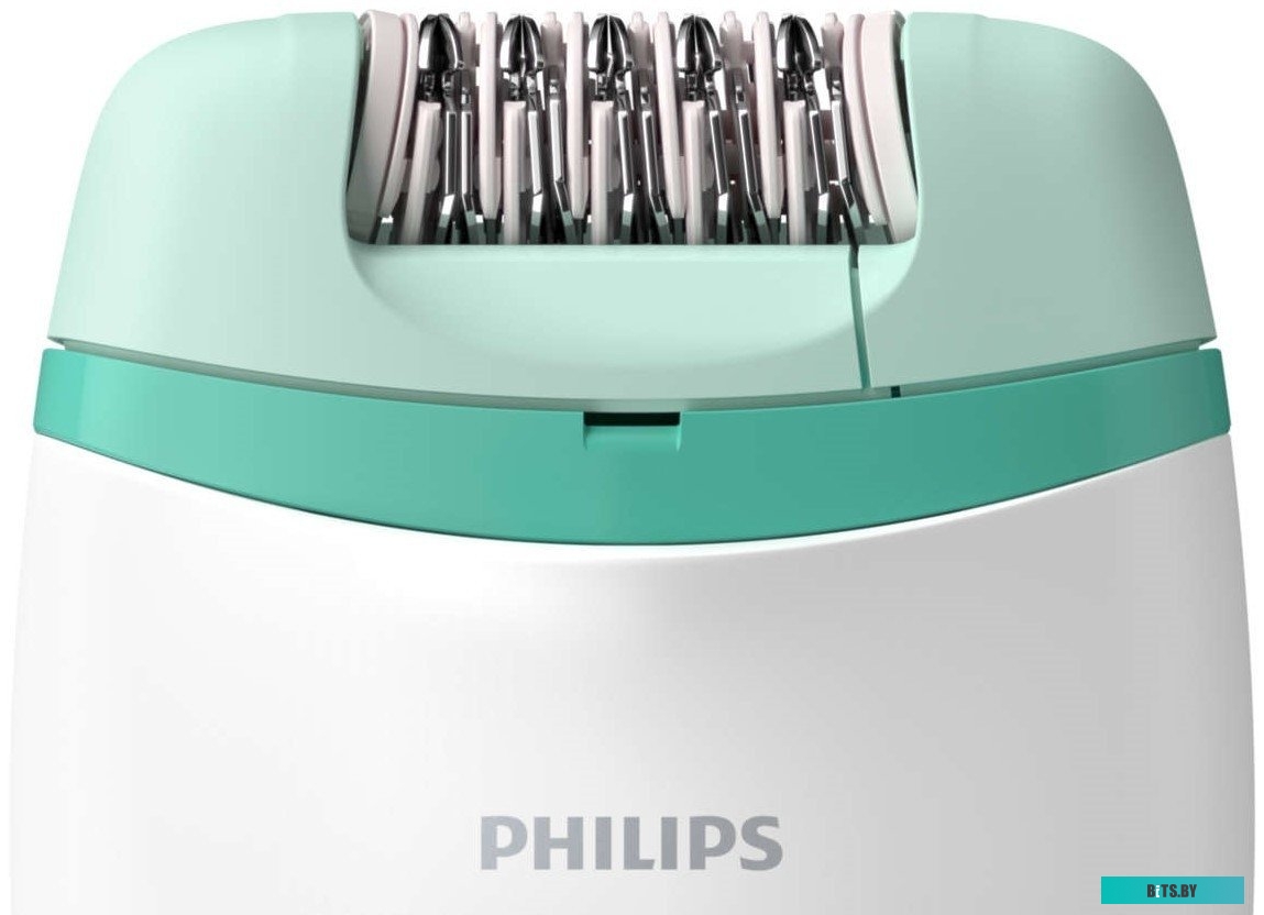 BRE245/00 Эпилятор Philips BRE245/00 скор.:2 насад.:2 от электр.сети белый/мятный