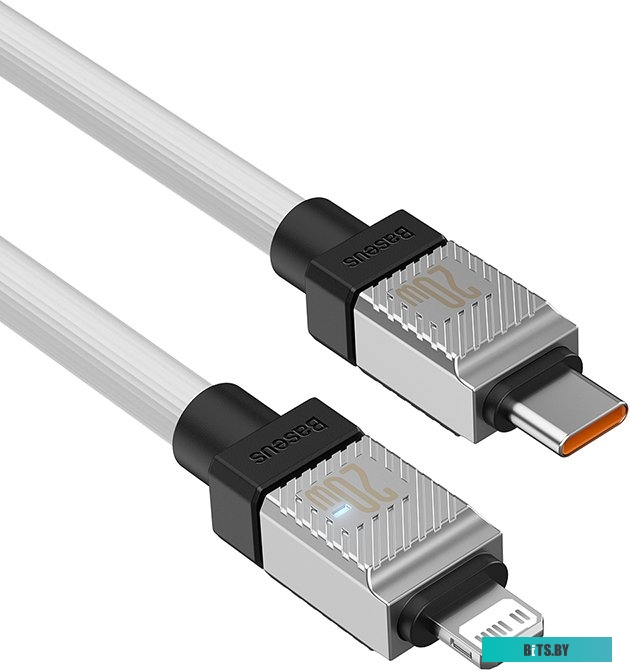 Кабель Baseus CoolPlay Series USB Type-C - Lightning (1 м, белый)