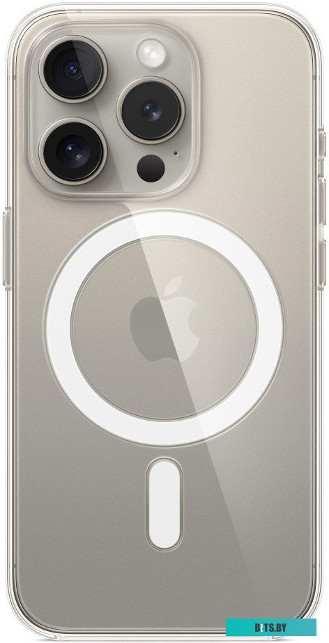 Чехол Apple MagSafe Clear Case для iPhone 15 Pro (прозрачный)