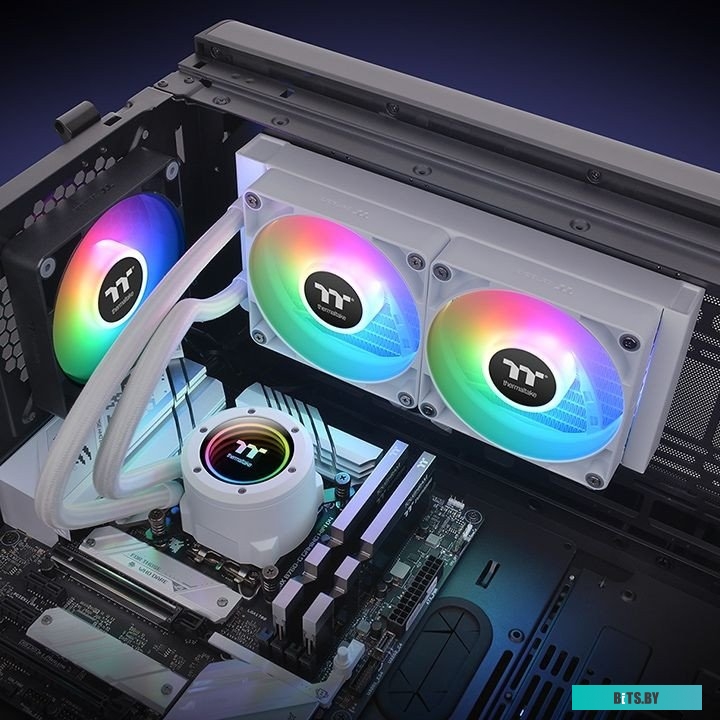 Жидкостный охладитель Thermaltake TH240 V2 ARGB Snow Edition CL-W364-PL12SW-A