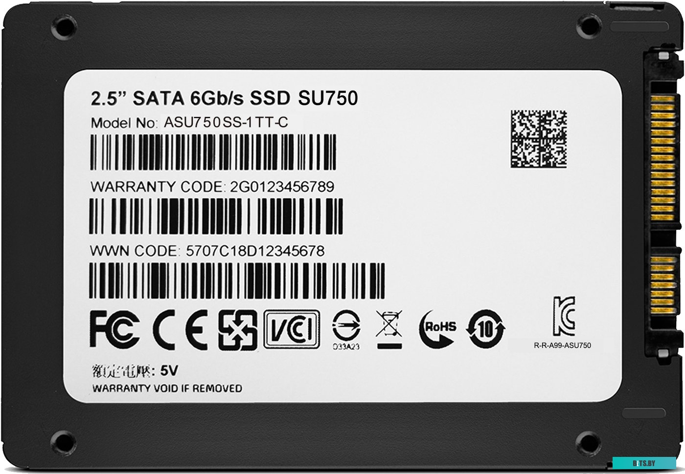 SSD Накопитель ADATA Ultimate SU750 1TB ASU750SS-1TT-C