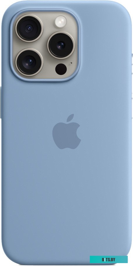 Apple MagSafe Silicone Case для iPhone 15 Pro (зимний синий)