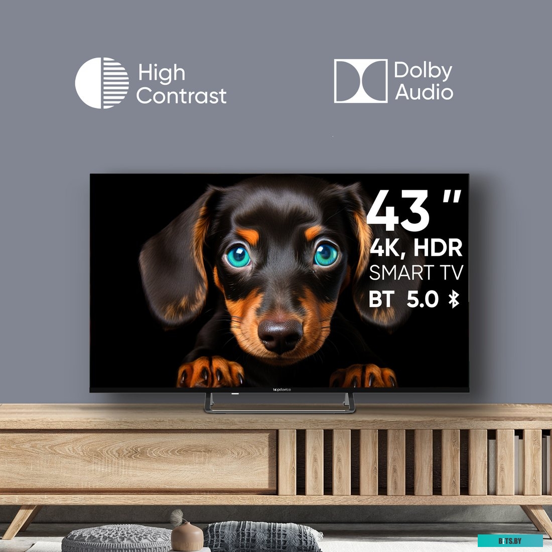 TDTV43CS06U_BK Телевизор TopDevice 43" TDTV43CS06U_BK