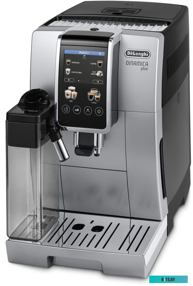 Кофемашина DeLonghi Dinamica Plus ECAM380.85.SB ,  серебристый/черный