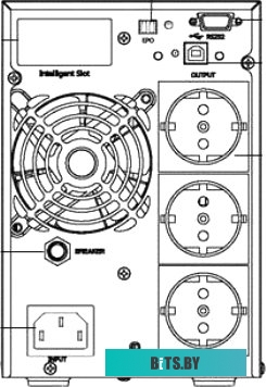 Источник бесперебойного питания PowerMan Online 3000 6120491