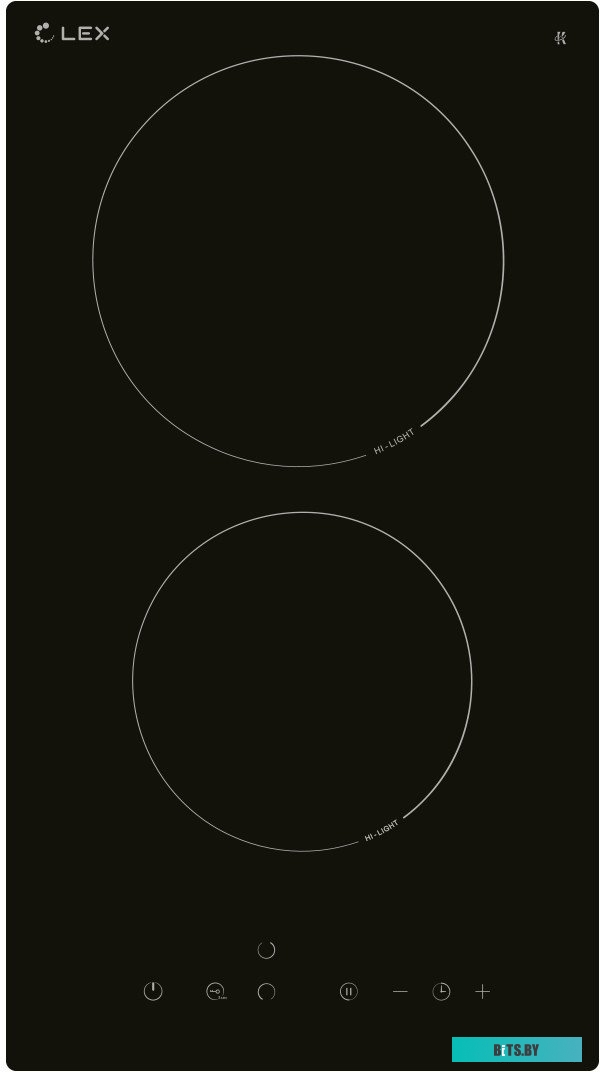 CHPE000009 Варочная поверхность Lex EVH 320B BL черный