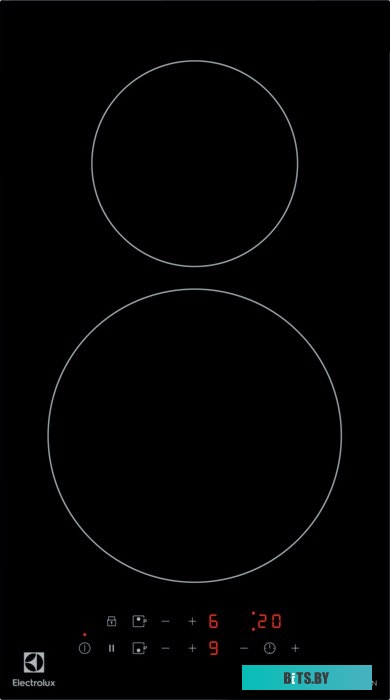 LIT30230C Домино ELECTROLUX/ Индукционная варочная поверхность, цвет: Черный, , индивидуальный таймер для каждой зоны нагрева, без рамки