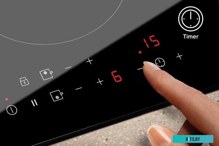 LIT30230C Домино ELECTROLUX/ Индукционная варочная поверхность, цвет: Черный, , индивидуальный таймер для каждой зоны нагрева, без рамки