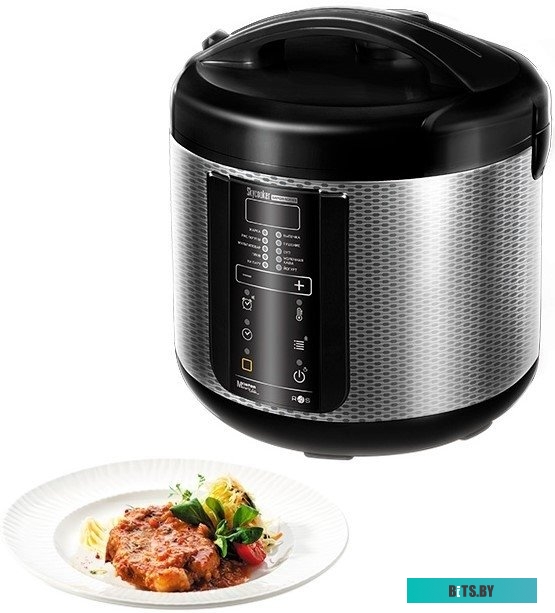 RMC-M225S Мультиварка RED SOLUTION RMC-M225S,  860Вт,   черный/серый