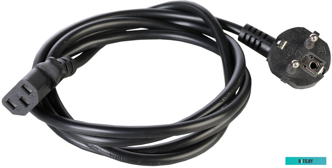 ЦМО Шнур (кабель) питания с заземлением IEC 60320 C13/EU-Schuko, 10А/250В (3x1,0), длина 5,0 м. арт. R-10-Cord-C13-S-5.0;
