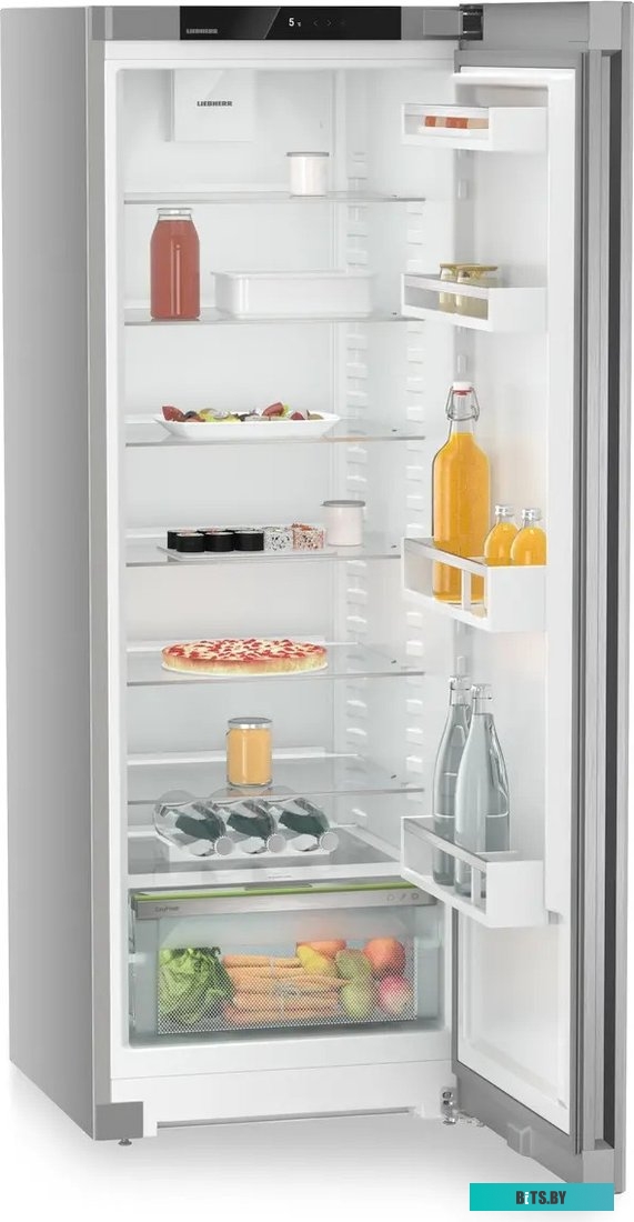 Rsfd 5000-22 001 Холодильник Liebherr/ Pure, EasyFresh, в. 165,5 cм, ш. 60 см, класс ЭЭ A, без МК, внутренние ручки, покрытие SteelFinish