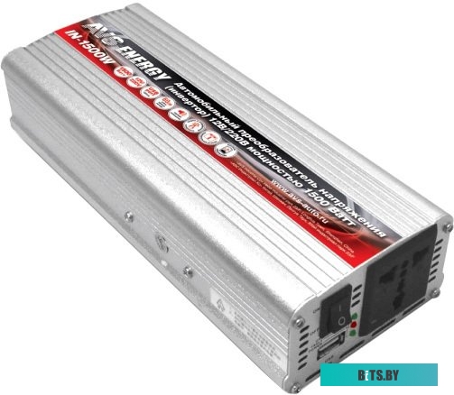 Автомобильный инвертор AVS 12/220V IN-1500W