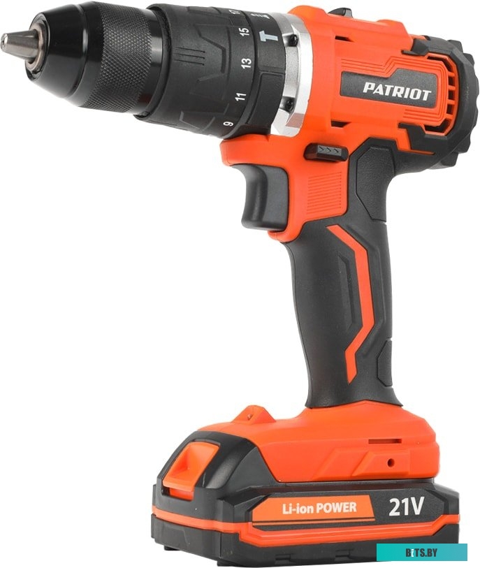 Ударная дрель-шуруповерт Patriot BR 210UES-h 180301555 (с 2-мя АКБ, кейс)