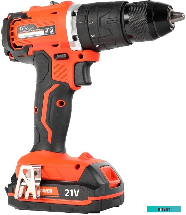 Ударная дрель-шуруповерт Patriot BR 210UES-h 180301555 (с 2-мя АКБ, кейс)