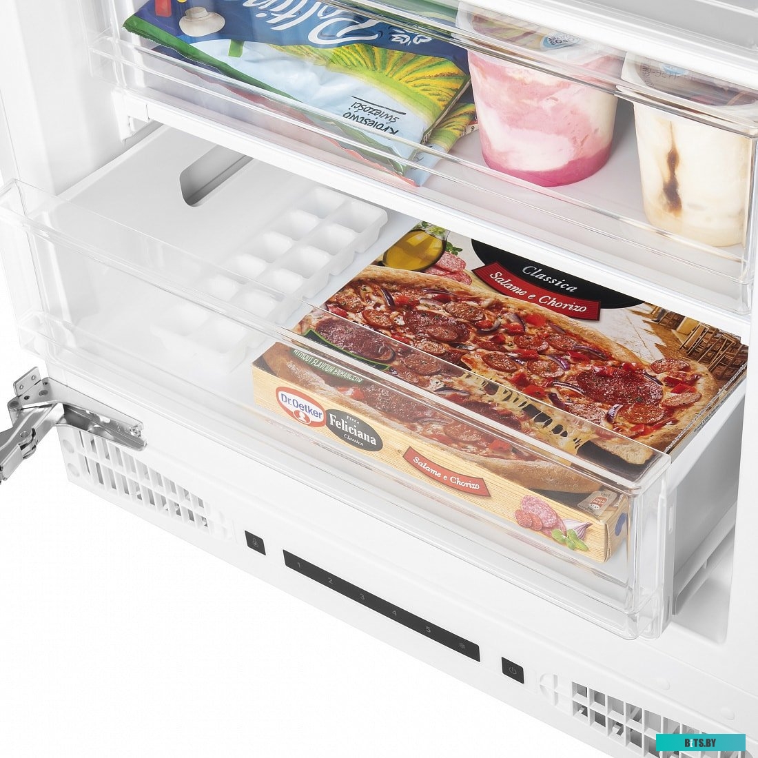 УТ000010975 Холодильник двухкамерный MAUNFELD MFF185NFB No Frost, черный