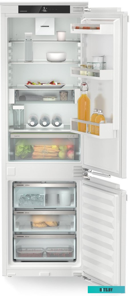 ICNd 5133-22 001 Встраиваемые холодильники Liebherr/ EIGER, ниша 178, Plus, EasyFresh, МК NoFrost, 3 контейнера, IceMaker c контейнером для воды в ХК,