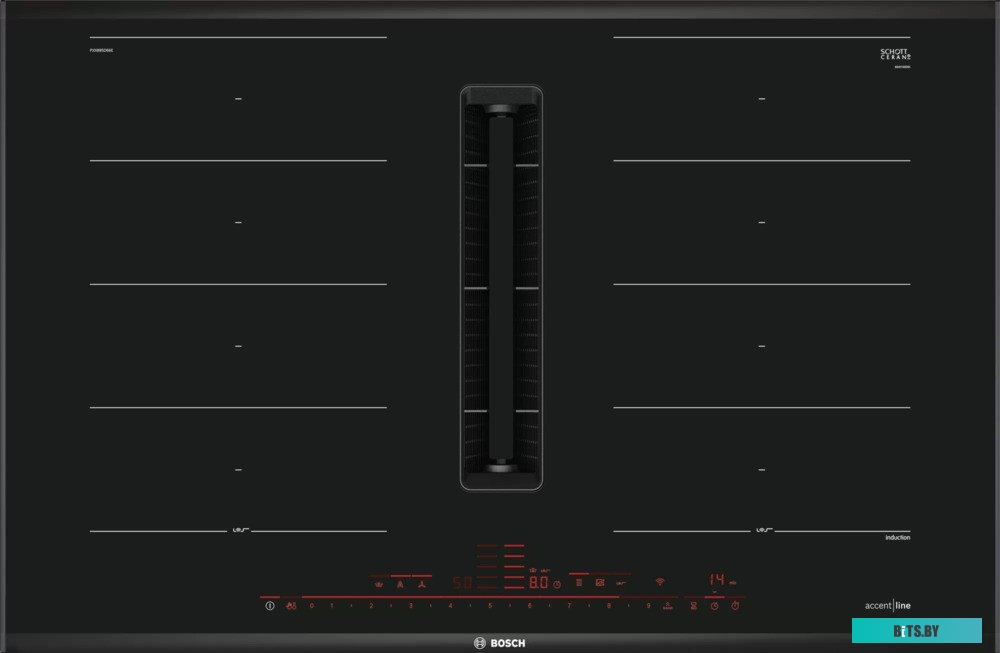 PXX895D66E Индукционная варочная поверхность Bosch PXX895D66E черный