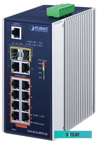 Управляемый коммутатор 2-го уровня PLANET IGS-4215-8P2T2S