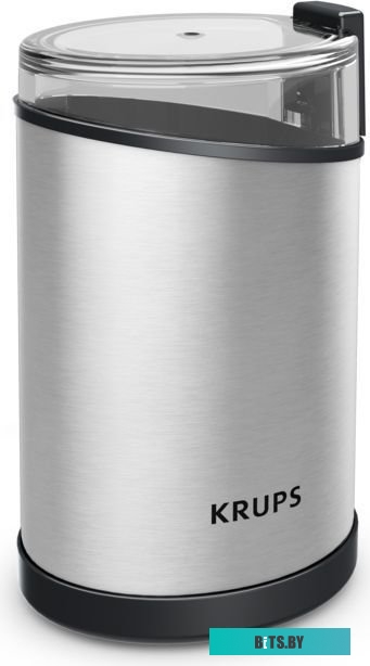 1510002214 Кофемолка Krups GX204D10 200Вт сист.помол.:ротац.нож вместим.:85гр серебристый/черный
