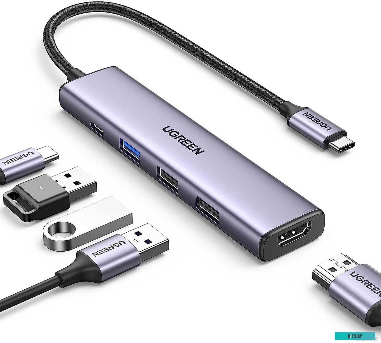 USB хаб Ugreen CM478 15495