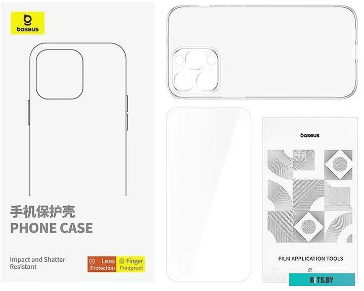 Чехол Baseus Schott Series для iPhone 15 Pro Max (прозрачный) P60115400201-03