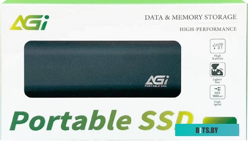 Внешний SSD AGI ED198 2TB USB 3.2 Gen2 Type-C
