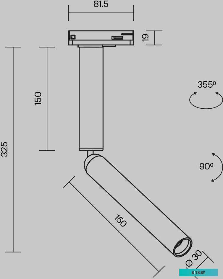 Коннектор Gauss TR142 белый
