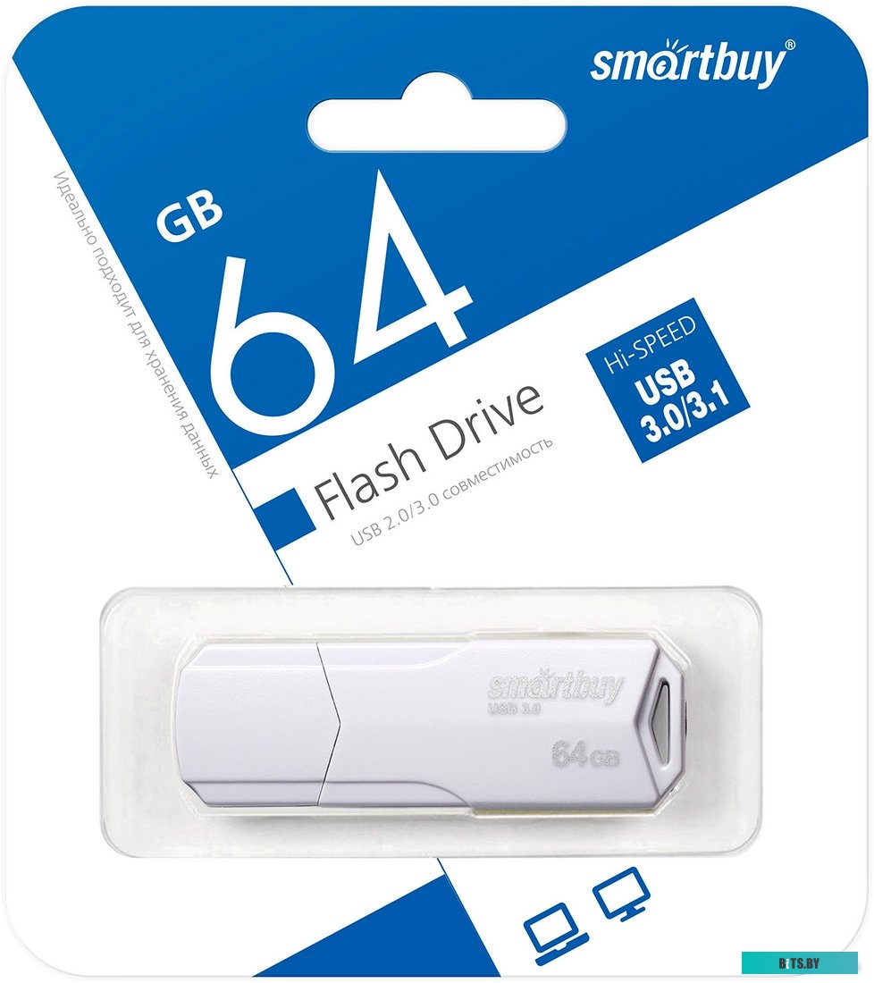 Флешка SmartBuy Clue SB64GBCLU-W3 64 ГБ