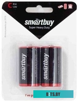 Батарейки SmartBuy Super Heavy Duty SBBZ-C02B R14/2B C 2 шт.