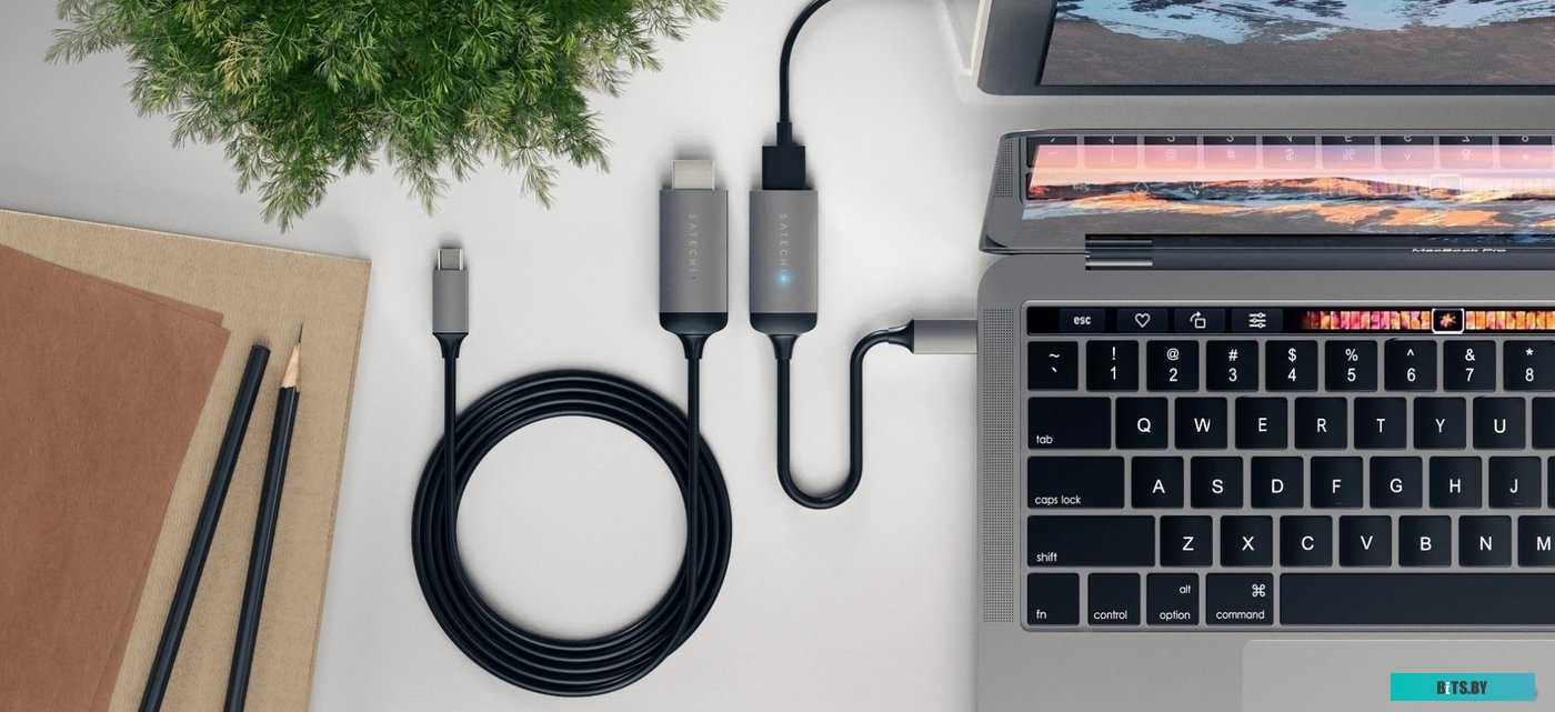 Кабель Satechi Aluminum Type-C to HDMI Cable 4K 60Hz ST-CHDMIS