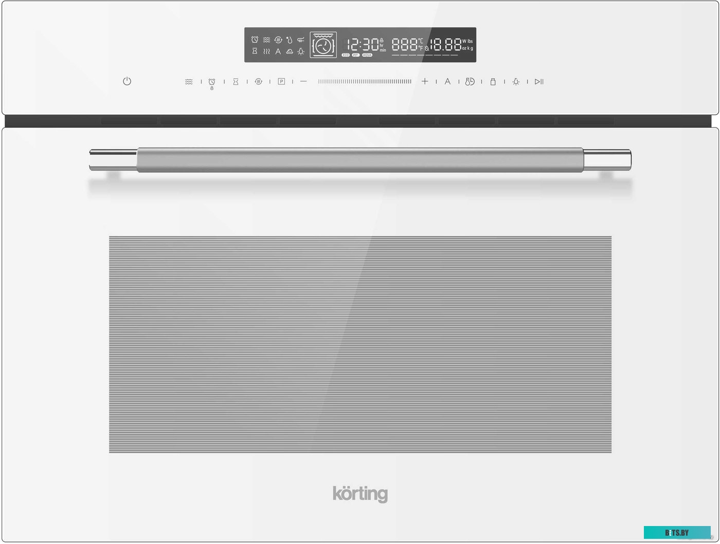 OKB 3260 CSGW MW Встраиваемый духовой шкаф/ Компактный духовой шкаф с функцией СВЧ, высота прибора 45 см, электронное сенсорное управление Full TouchC