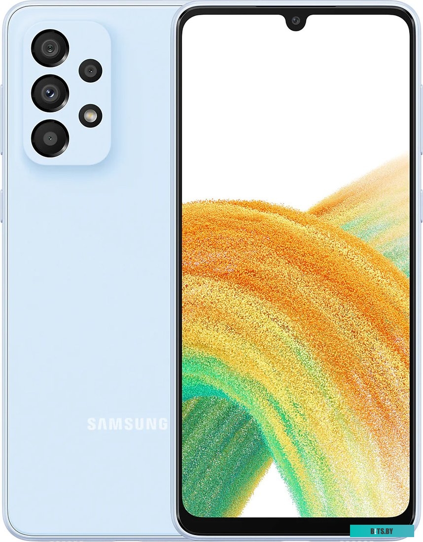 Смартфон Samsung SM-A356E Galaxy A35 5G 256Gb 8Gb голубой моноблок 3G 4G 6.6" 1080x2340 Android 14 50Mpix 802.11 a/b/g/n/ac/ax NFC GPS GSM900/1800 GSM
