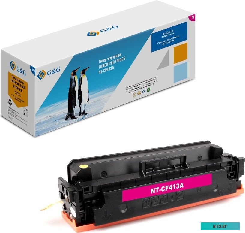 Картридж G&G NT-CF413A пурпурный для HP LaserJet Color M452 dn/dw/nw M477 fdn/fdw/fnw (2300стр)