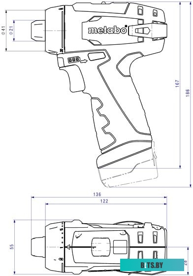 Дрель-шуруповерт Metabo BS Basic 600984500 (с 2-мя АКБ, кейс)