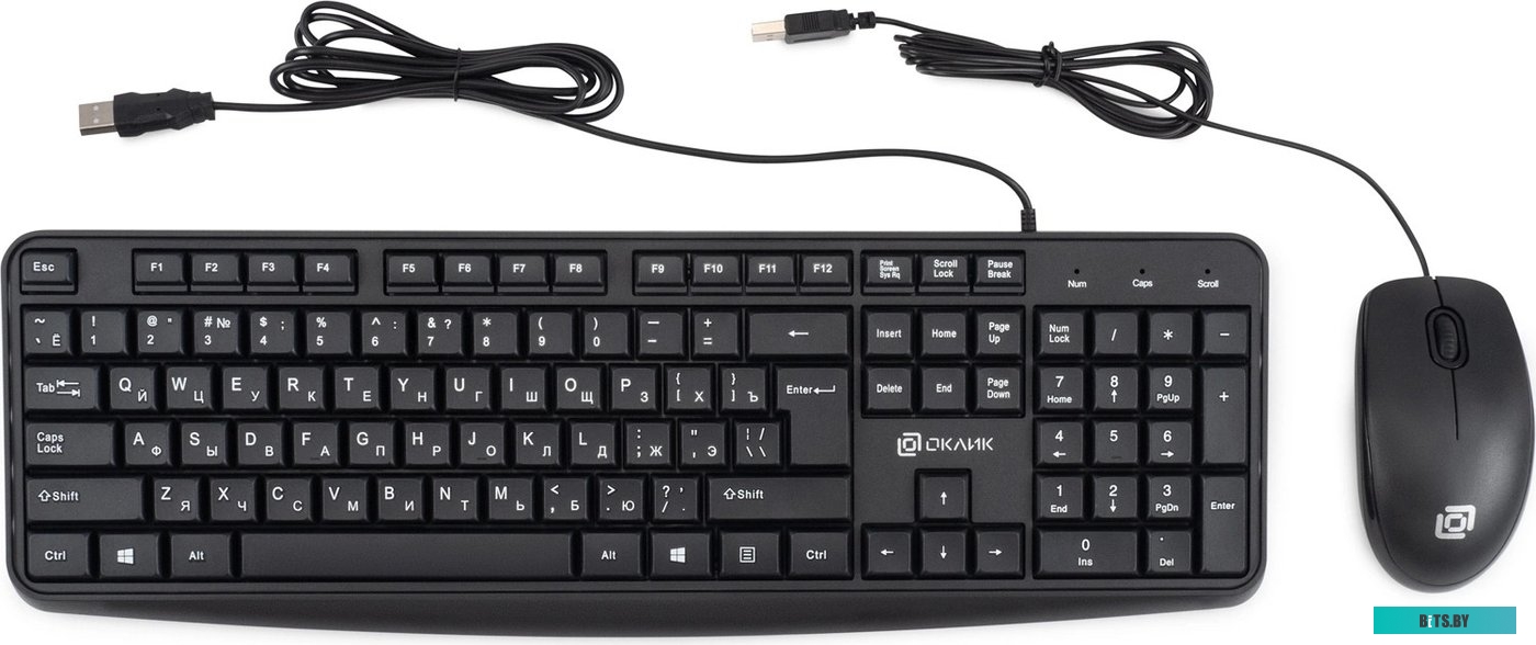 Комплект клавиатура+мышь Oklick S603 S603