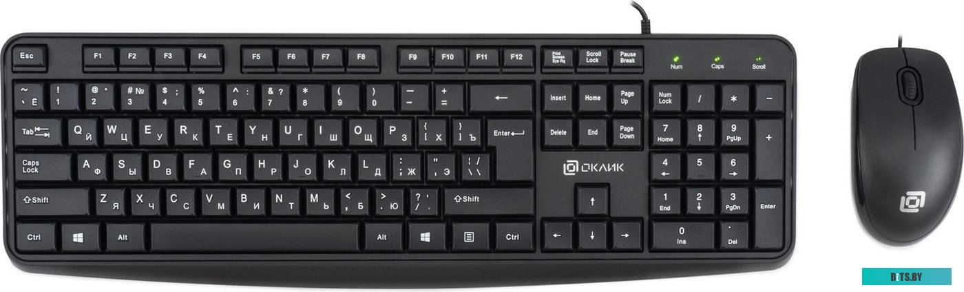 Комплект клавиатура+мышь Oklick S603 S603