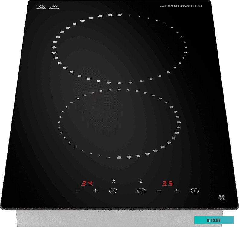 CVCE292PBK Электрическая домино MAUNFELD/ Электрическая варочная панель MAUNFELD CVCE292PBK, Домино, 30см, стеклокерамика, сенсорное управление, тайме