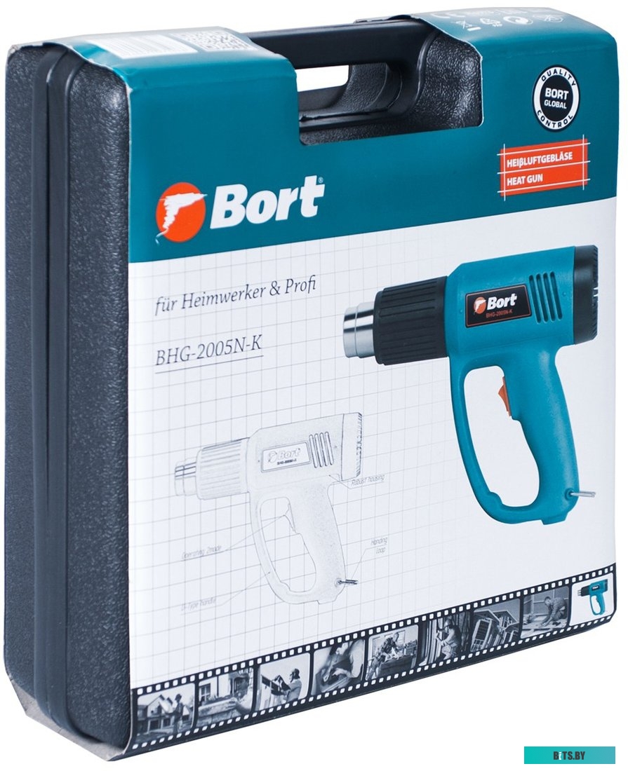 91271068 Технический фен BORT BHG-2005N-K [91271068]