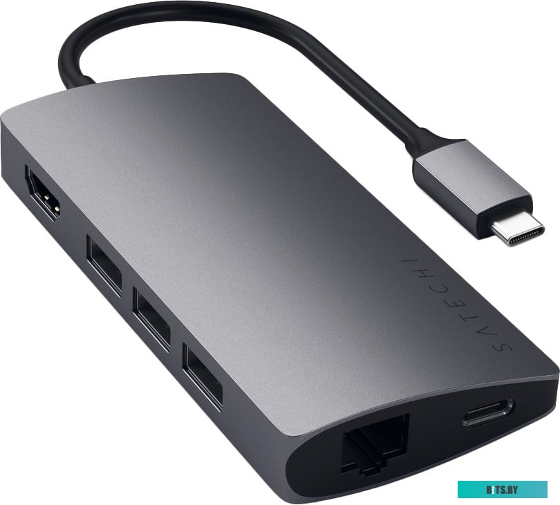 ST-TCMA2M USB-концентратор Satechi Aluminum Multi-Port Adapter V2 Цвет серый космос