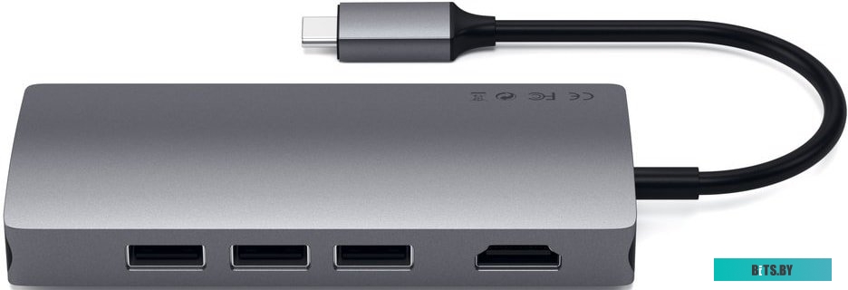 ST-TCMA2M USB-концентратор Satechi Aluminum Multi-Port Adapter V2 Цвет серый космос