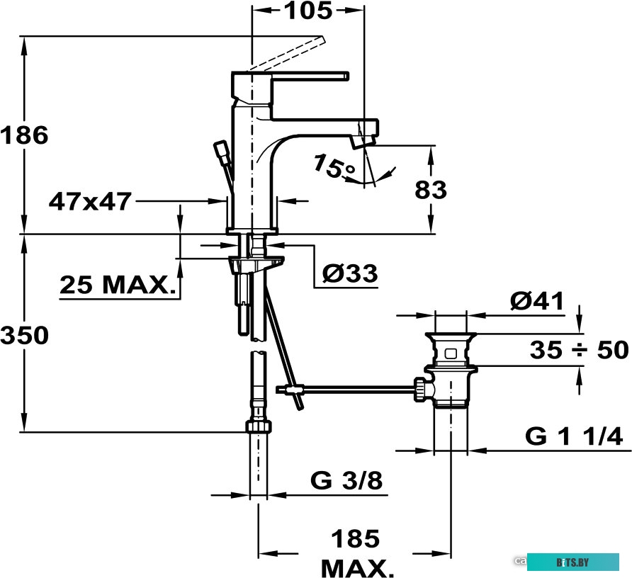 Картридж Аквафор Постфильтр 10" x 2" JG 503460