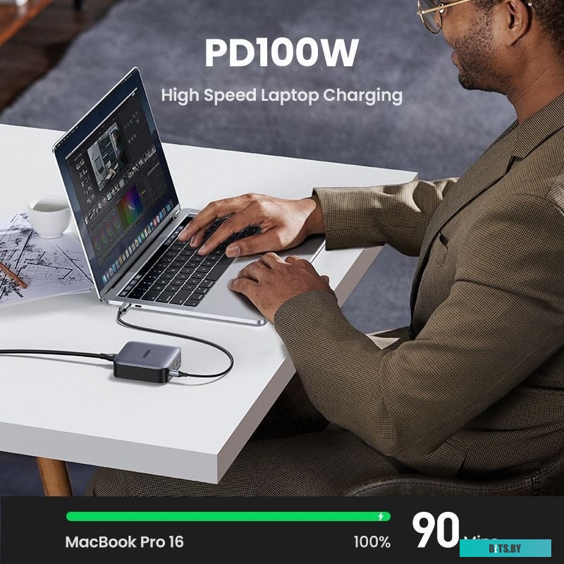 Зарядное устройство UGREEN CD328 90928